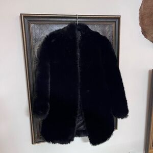 Never Worn Mango Faux Fur Jacket